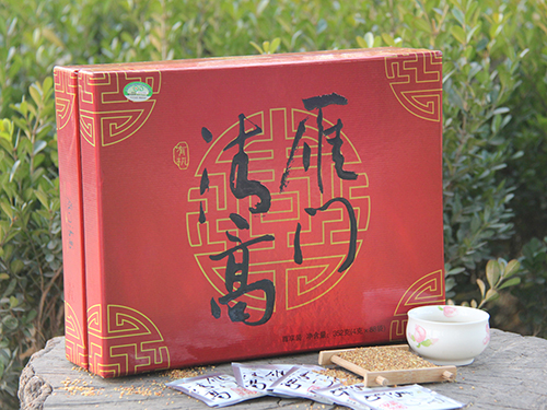 苦荞健茶中国红礼盒352g